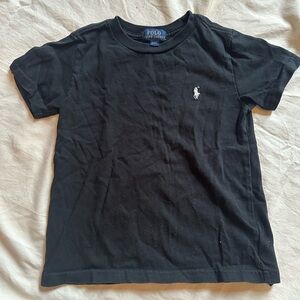 Polo by Ralph Lauren 4T Black Tee with White Logo